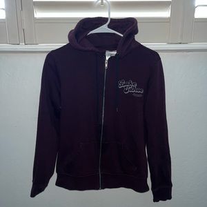 Burgundy hoodie